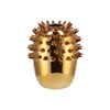 Daan kromhout vaas spike goudkleurig 22 cm | 2 stuks