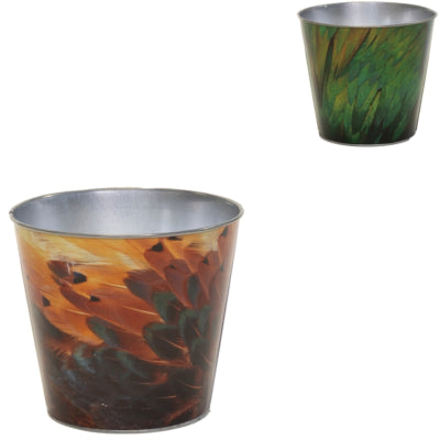 Vaso da fiori bob piuma m 13 cm 2 assortiti | 24 pezzi