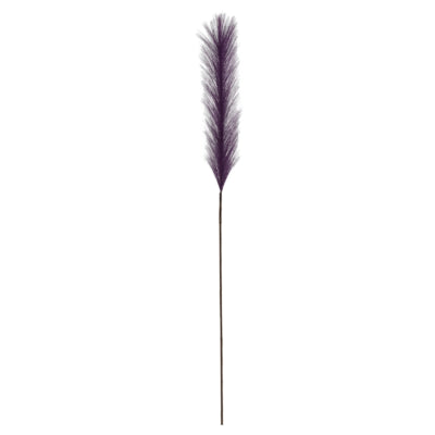 Countryfield ramo artificiale pennacchi s viola 112 cm | 24 pezzi