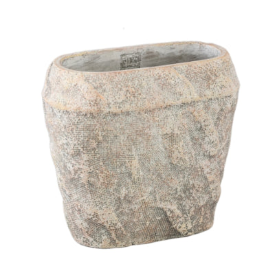 Ptmd vaso da fiori lourdes crema 30 cm | 2 pezzi
