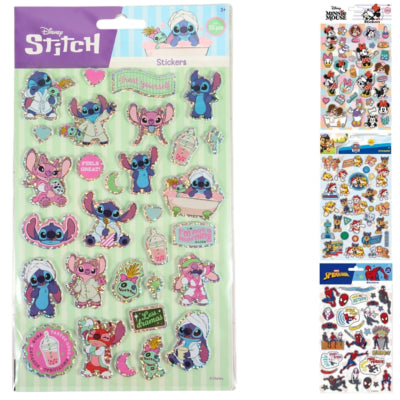Adesivi in ​​schiuma per patente olografica 25 cm 4 assortiti | 24 pezzi