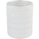 Portacandela Countryfield Hailey M bianco argento 10 cm | 24 pezzi