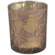 Ptmd theelichthouder magali glas bruin 10 cm | 6 stuks