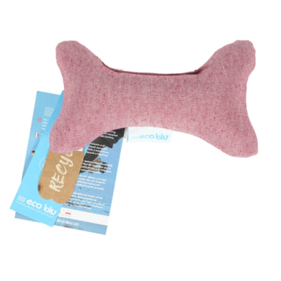 Osso di cane giocattolo storia d'amore rosa 23 cm | 12 pezzi