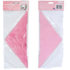 Folat honeycomb diamant roze 30 cm | 24 stuks