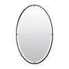 Espejo de pared Len-fra salem negro 60 cm | 2 piezas