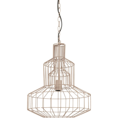 Light living light and living lámpara colgante fynn beige 45 cm | 2 piezas