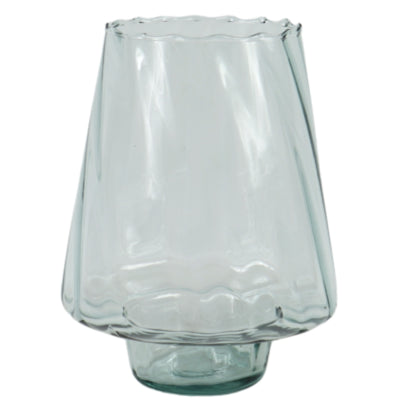 Vaso in vetro trasparente 23 cm | 6 pezzi