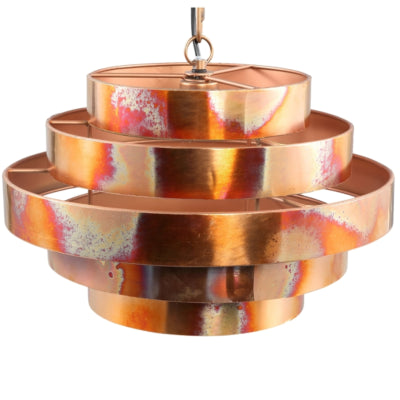 Lampada a sospensione Ptmd zanth color rame 42 cm | 2 pezzi