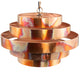 Lampada a sospensione Ptmd zanth color rame 42 cm | 2 pezzi