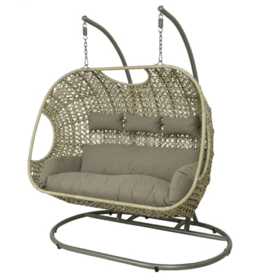 (r) poltrona sospesa Egg Chair palermo color sabbia 196 cm