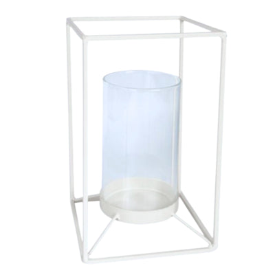 Housevitamin lantaarn wit 25 cm | 6 stuks