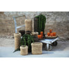 Ptmd bloempot ricci l zwart 55 cm | 2 stuks