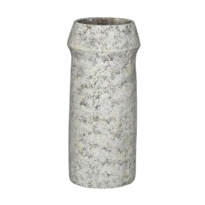 Ptmd vaso da fiori nimma alto l grigio cemento 50 cm | 2 pezzi