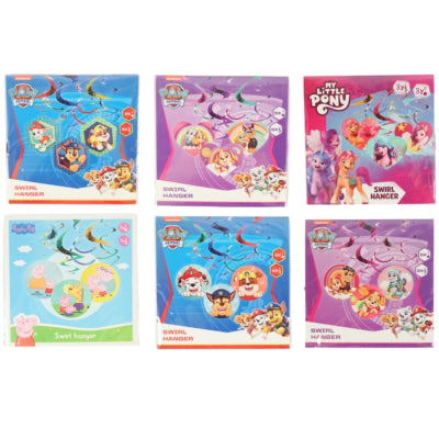 Ciondolo a spirale 40 cm 6 set assortito di 6 | 24 pezzi