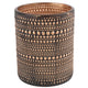 Portacandela Countryfield nelle l color bronzo nero 12,5 cm | 12 pezzi