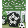 Ginger ray frame met ballonnen voetbal 62 cm | 4 stuks