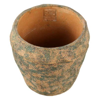Ptmd vaso da fiori lourdes giallo verde 19 cm | 8 pezzi