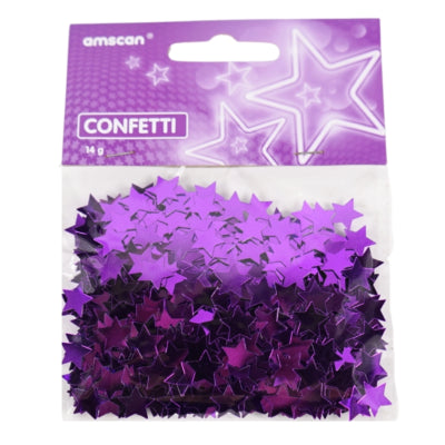 Amscan Coriandoli Stelle Viola Metallico 14 G | 48 pezzi