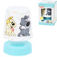 Lampada push pip Woezel a batteria 12 cm | 12 pezzi