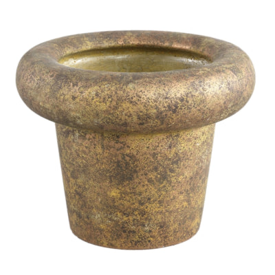 Ptmd vaso da fiori relandi l color oro 30 cm | 2 pezzi