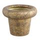 Ptmd bloempot relandi l goudkleurig 30 cm | 2 stuks