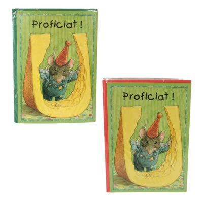 Tarjeta de felicitación doble con sobre felicitación 15x21 cm 2 surtidos | 100 piezas
