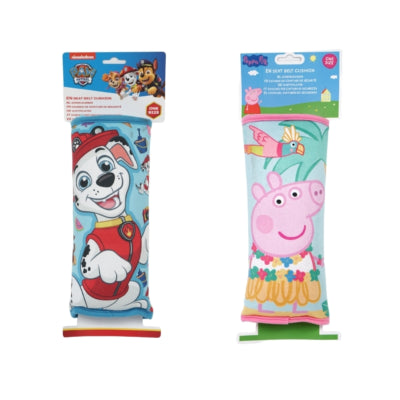 Cuscino per seggiolino auto per bambini Paw Patrol o Peppa Pig 2 assortiti | 10 pezzi