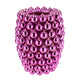 Vaso Daan in legno curvato palla di Natale fucsia 33 cm | 2 pezzi