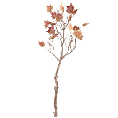 Ptmd ramo artificiale acero rosso 85 cm | 6 pezzi