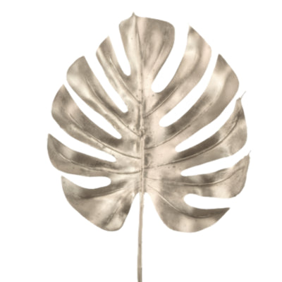 Hbx rama artificial monstera color champán 72 cm | 20 piezas