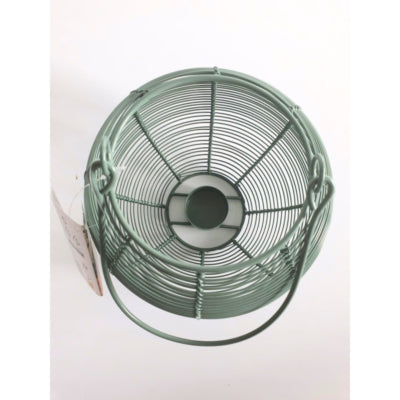 Lanterna metallo oro verde 18 cm 2 assortiti | 6 pezzi