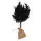 Countryfield ramo artificiale astilbe bouquet LED a batteria marrone scuro 37 cm | 12 pezzi
