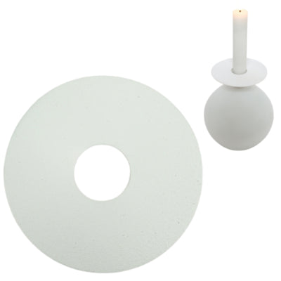 Anillo para vela Stjernsund loua blanco mate 9cm | 48 piezas