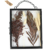 Marco de fotos flores secas negro antiguo 20 x 25 cm | 10 piezas
