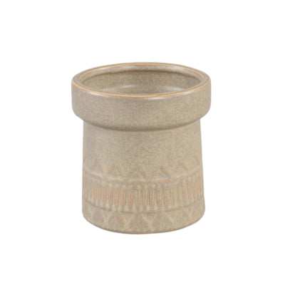 Ptmd binario per vasi da fiori alto s marrone chiaro 11 cm | 18 pezzi