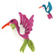 Ngk colgante decorativo fieltro colibrí 13 cm 2 surtidos | 18 piezas