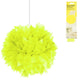 Papel pompón Folat amarillo neón 30 cm | 24 piezas