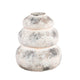 Vaso Ptmd bulby beige rosa m 31 cm | 2 pezzi