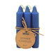 Candele da cena Senza blu 2,2 x 10 cm set da 7 | 36 pezzi