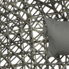 (r) poltrona sospesa Egg Chair grigio palermo 196 cm