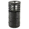Countryfield windlicht omara zwart 30 cm | 8 stuks