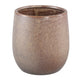 Ptmd bloempot freja l bruin 17 cm | 4 stuks
