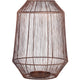 Lanterna Ptmd justy l color rame 38 cm | 2 pezzi