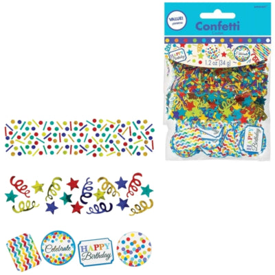 Amscan Confetti Buon Compleanno Mix 34 gr. | 24 pezzi