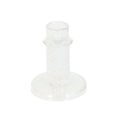 Portacandele Housevitamin twist in vetro iridescente 10 cm | 24 pezzi