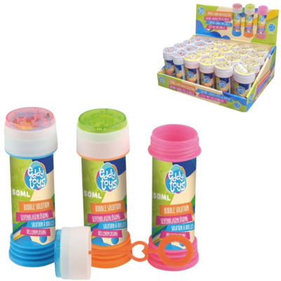 Soplador de burbujas 50ml, juego de 24 piezas