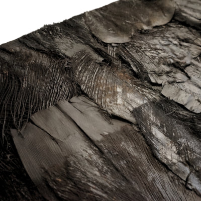 Decoratie palmblad bakla zwart 200 x 60 cm | 6 stuks