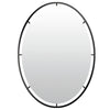 Specchio da parete Len-fra salem nero 80 cm | 2 pezzi