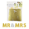 Ghirlanda di lettere Amscan Mr Mrs color oro-argento 365 cm | 24 pezzi